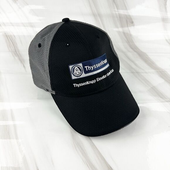 Thyssenkrupp Elevator Americas Elevate Quake City Caps Black Grey White Hat Cap